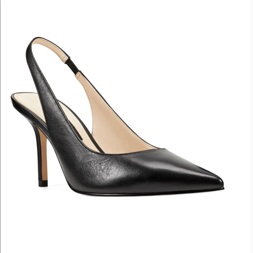 Nine West Black Slingback Pumps